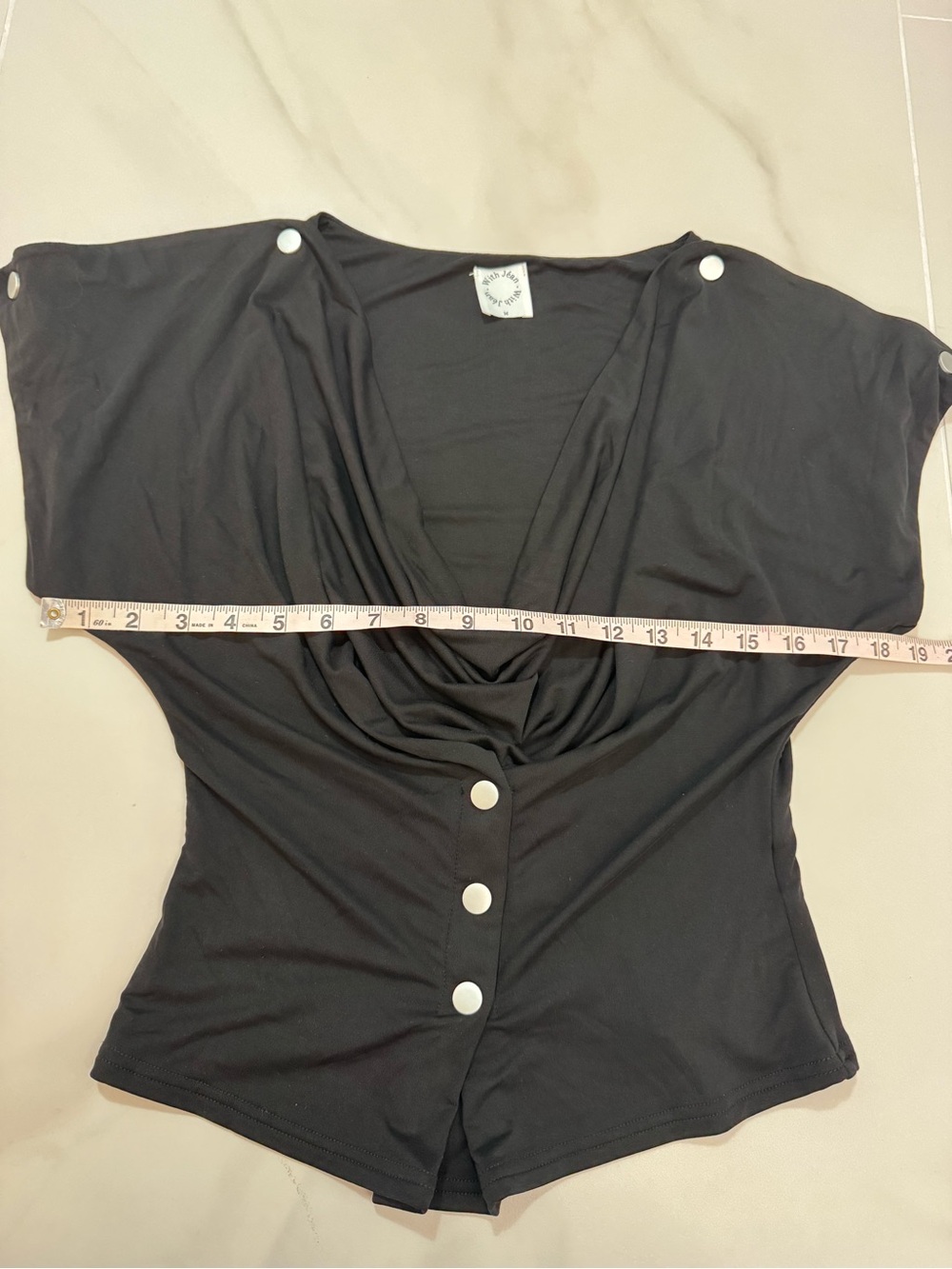 With Jean SIENNA TOP | BLACK M - Picture 8 of 11